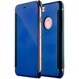 Cool Flip Cover voor iPhone 7/8/SE (2020) / SE (2022) Clear View Blauw