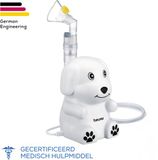 Beurer IH 24 Kids Aerosoltoestel kinderen - Vernevelaar - Inhalator voor Baby’s & Kinderen - Hond Dr. Dog - Persluchttechnologie - Incl. Siliconenmaskers & Accessoire-set - Medisch Apparaat - 5 Jaar Garantie