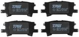 TRW GDB3339 remblokken | Compatibel met: LEXUS RX