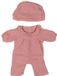 Miniland Pyjama pour poupée avec bonnet - Vêtements pour poupée 38cm Multicolor