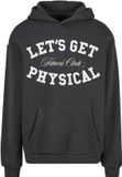 Mister Tee Let's Get Physical Fluffy Hoodie/trui Grijs XL