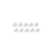 shiverpeaks BS72040-10 Kabel Connector RJ-11 Wit 10 Stuks