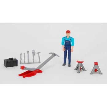 Bruder 62100 - Figuurtjes & Schuren - Blauw - Kunststof - 4+ jaar