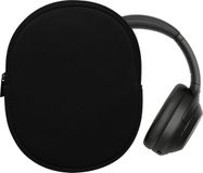 kwmobile Hoes compatibel met Sony WH-1000XM4 / WH-1000XM3 / Jabra Evolve 20 - 21,5 x 16 cm - Beschermhoes voor headset in zwart - Van neopreen