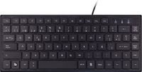 UNYKAch Keyboard KB 302 Mini Qwertz German Black (Refurbished A)