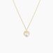 Collier Aloys Or Jaune Perle De Culture Et Oxyde De Zirconium