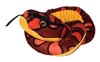Wild Republic 89090 - pluche regenboog Boa slang, 137 cm