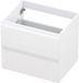 INK - Onderkast 2 Laden Greeploos Gelakt - 600x450x520 Mm - Hoogglans Wit