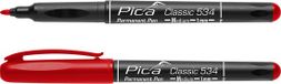 Pica Classic 534/40 Marqueur permanent Moyen 1,0 mm Rouge