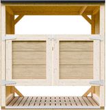 Timbela M980A - LP SmartSide Kliko ombouw - 2x240L - met deuren - container ombouw hout