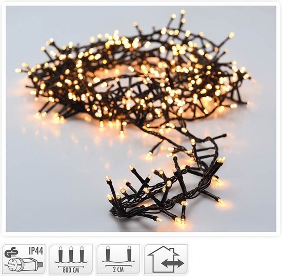 PerfectLED Compact kerstverlichting | 11 meter | PerfectLED (400 LEDs, Warm wit)