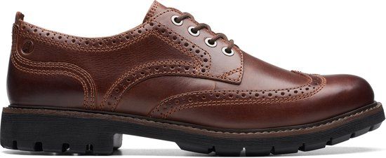 Clarks Batcombe Far - heren veterschoen - bruin - maat 45