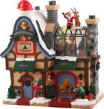 Lemax North Pole Nursery Verlicht Gebouw