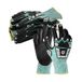 NITREX 299T Werk- en Veiligheidshandschoenen – Naadloze Gebreide Fleece Voering, Thermische Latexcoating, B Rated Cut Resistente Handschoenen in Blauw/Zwart