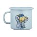 Muurla Tasse émaillée bleue Emil 2,5 dl Emil