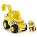PAW Patrol Dino Rescue Rubble Pelleuse avec figurine