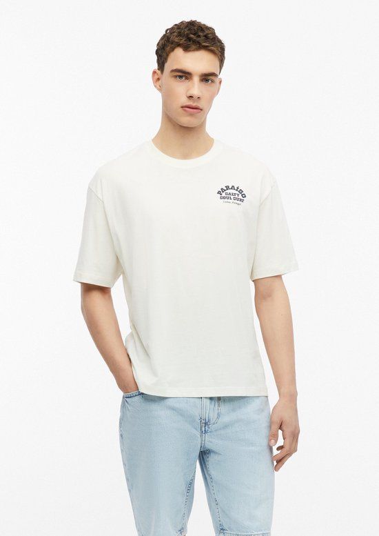 s.Oliver T-shirt crème katoen XXL