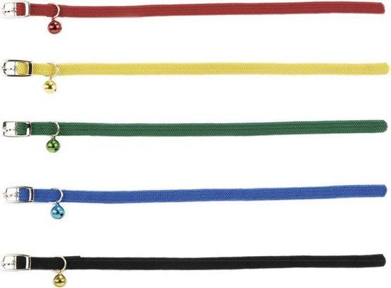 Beeztees Kattenhalsband Nylon Zwart 30x1x0.01 cm