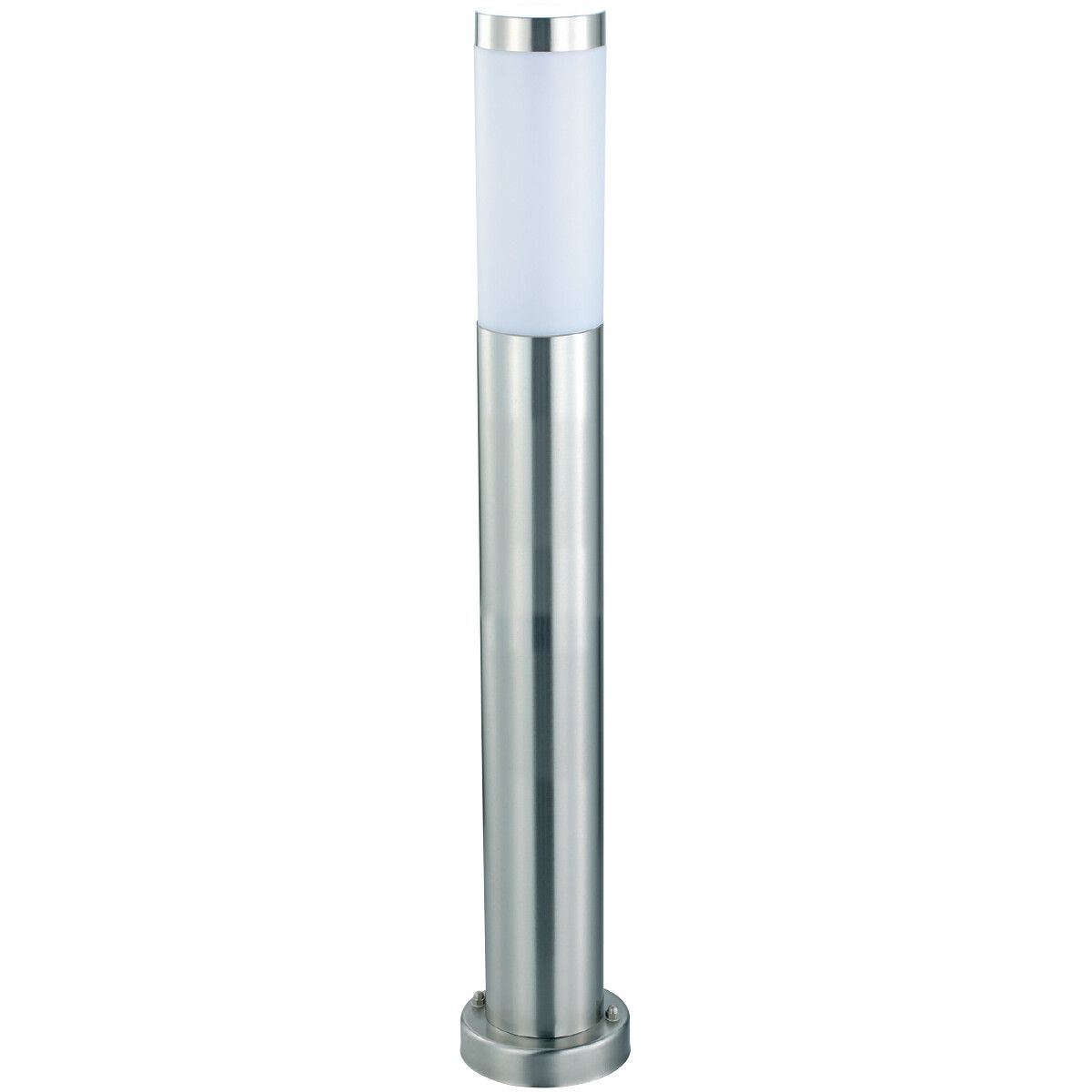 BES LED Laurea 5 - Staande Buitenlamp - E27 - RVS - Philips CorePro - 4W - Warm Wit