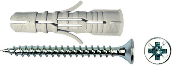 pgb-Europe SMART | plug +schroef vzk Ø 5x25 NZn | 20 st