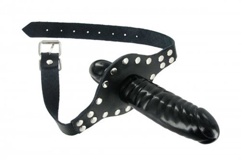 Strict Leather Dildo mondstuk met riem - 0848518003911