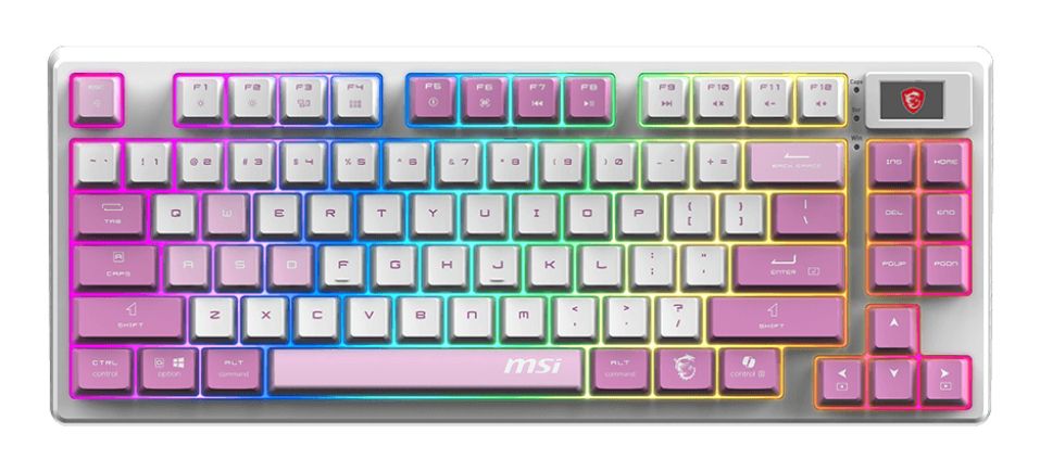 MSI FORGE GK600 TKL WIRELESS VIOLET