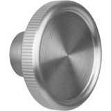 Viefe BOTO Crochets muraux Aluminium aspect inox Ø 80 mm