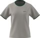 adidas Mujer Seasonal Essentials Colorpop T-Shirt with Embroidered Graphic, wonder alumina/collegiate green, XS
