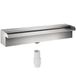 VEVOR Fontaine de piscine, étang argent en acier inoxydable 304 cascade bassin extérieur 30 x 11,5 x 8 cm avec un conduit d'eau pour durer et ajoutant une touche à votre étang ou votre piscine
