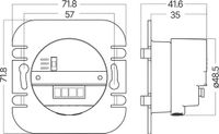 BES LED Brinton Stairflex 3 Inbouw Trapverlichting Vierkant Zwart