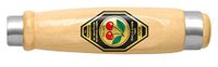 Kirschen 1901140 Hoornbeam Handvat, Beige/Zilver, 140 mm