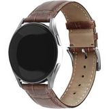 Suunto Nautic S Bracelet en cuir brossé avec gaufrage crocodile (marron)