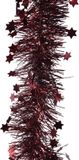 Decoris Kaemingk Lametta guirlande PVC d9l270 cm obld kerst Decoris rood