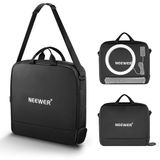 Neewer 12" Ring Light Draagtas voor RH12B RH12C RH10B RH8B, 19.7"x16.5"/50x42cm Draagbare Beschermende Nylon Reistas met Aparte Sectie voor Gevouwen Licht Stand Statief tot 19.7"/50cm, RU-011