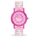 Ice Watch ICE learning - Pink unicorn 024496 Horloge - Nylon - Roze - Ø 28 mm