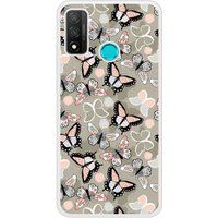 P Smart 2020 Vintage Butterflies Beschermende siliconen case