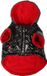 Goliat DoggyStyle Waterdichte en gevoerde winterjas voor middelgrote honden, zwart en rood, maat M, met een zak