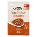 PURINA Gourmet Soup Royale met zalm, 30 zakjes x 45 g