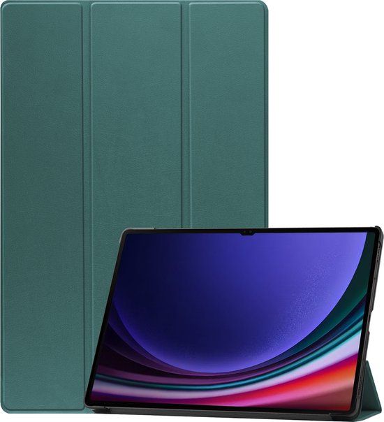 iMoshion Tablet Hoes Samsung Galaxy Tab S9 Ultra 14.6 inch - Book Case - Donkergroen