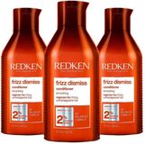 Redken Frizz Dismiss Conditioner - 3 x 300 ml