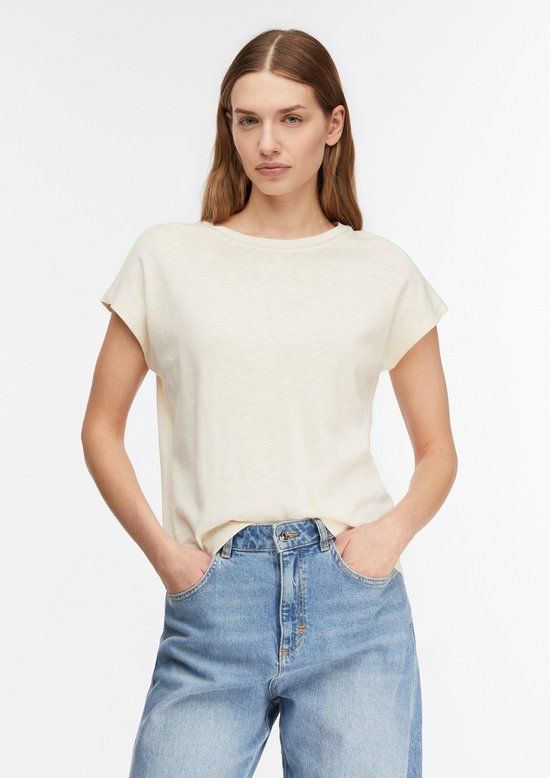 comma T-shirt crème katoen 38