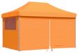 Syfax Partytent Partytent inklapbaar pop-up met 4 zijwanden oranje
