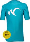Watrflag Rashguard Valencia Kids - Turquoise - UV beschermend surf shirt korte mouw 152