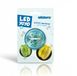 alldoro 60342 YoYo Led-jojo Ø 6 cm, lichtgevende beginnende jojo van kunststof, beginners Yo Yo Yo met lichteffect voor kinderen vanaf 3 jaar, voor binnen en buiten, inclusief batterijen, in 4 kleuren