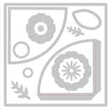 Sizzix Thinlits Snijmal - Folio Page Pocket & Flowers