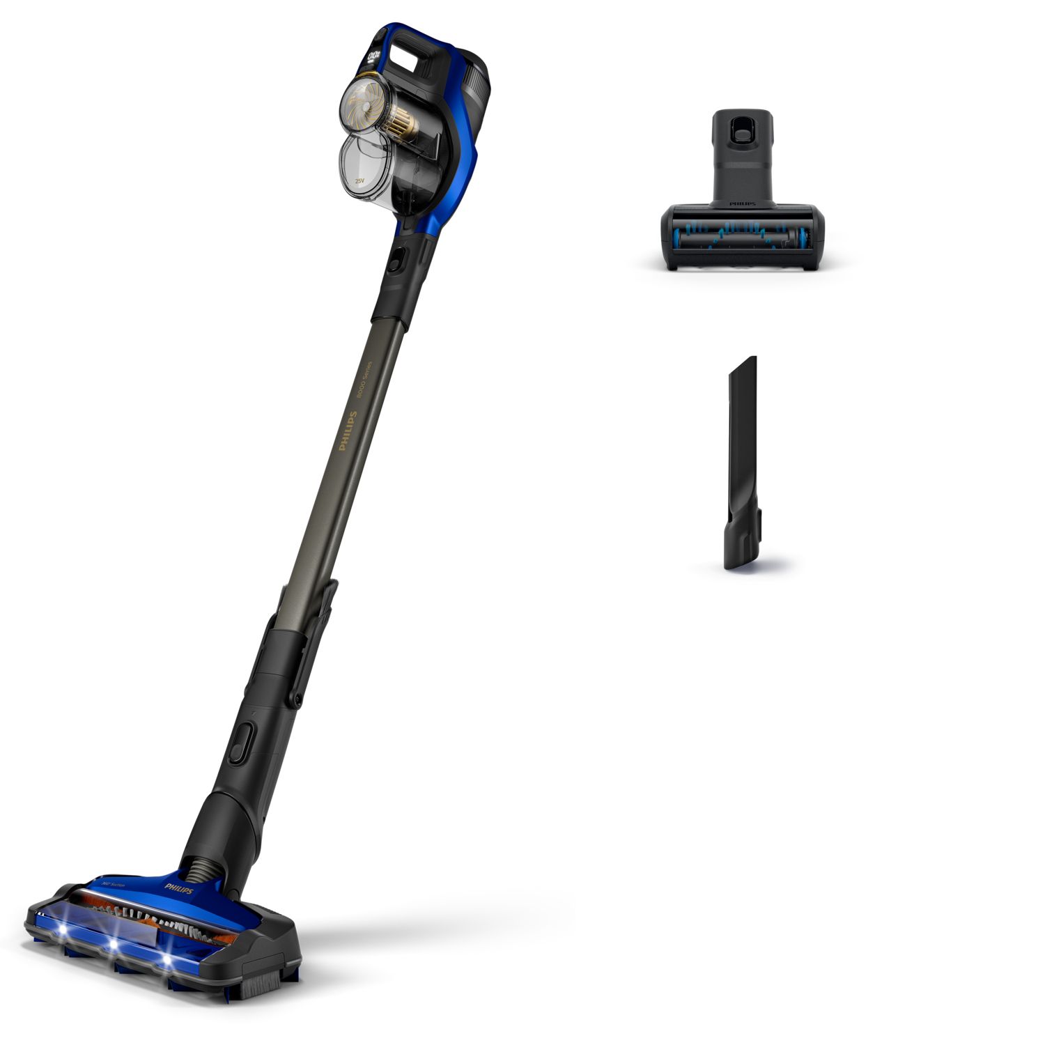 Philips 8000 Series XC8045 Cordless Stick Vacuum - Refurbished - Blue