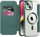 Techsuit - SmartMag Book Case - iPhone 14 - Vert