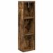 vidaXL Badkamer wandkast Gerookte Eik 20 x 14 x 70 cm
