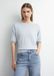 Comma Strickpullover lichtblauw