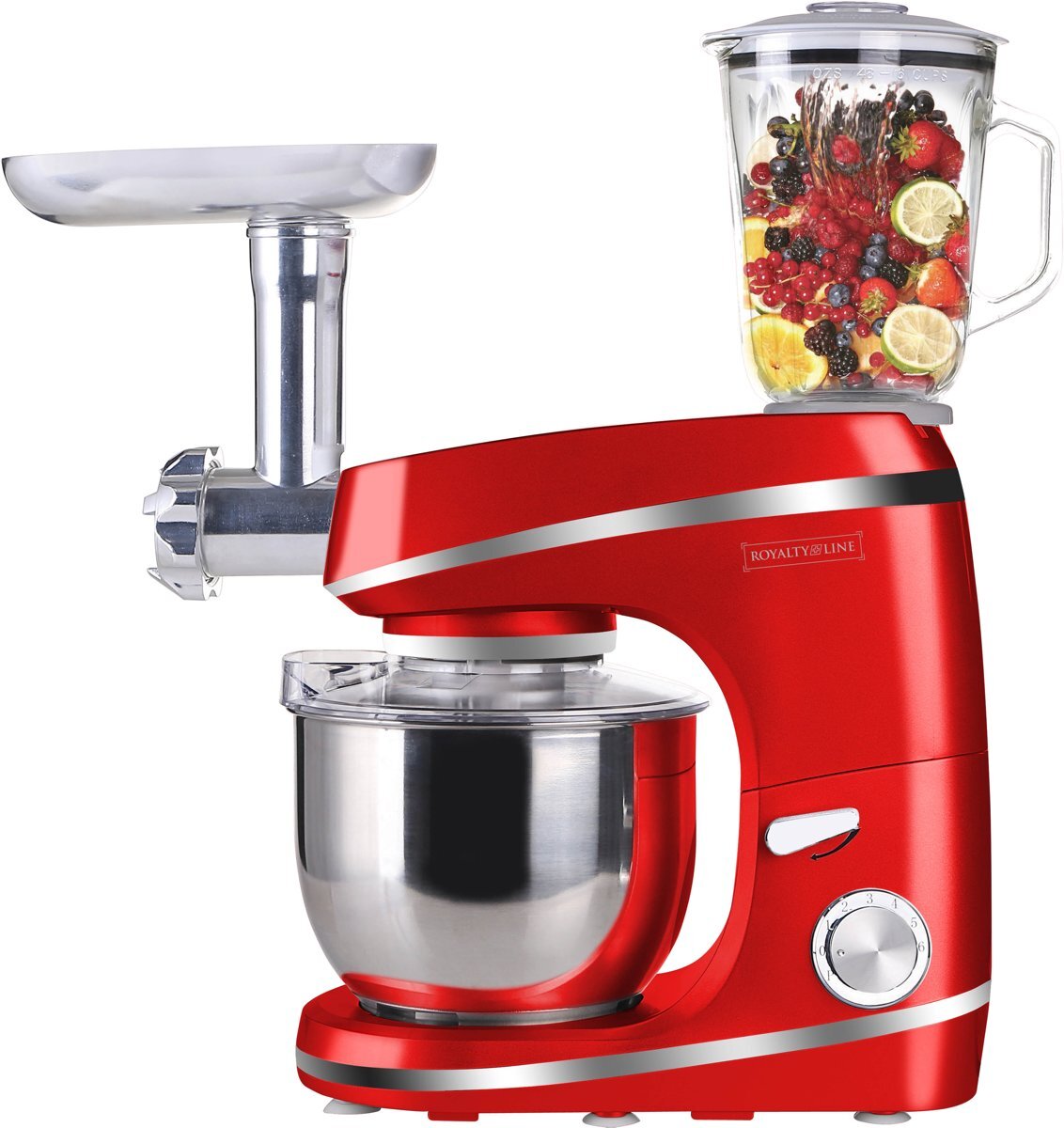 Royalty Line - Keukenmachine - rood 1900W